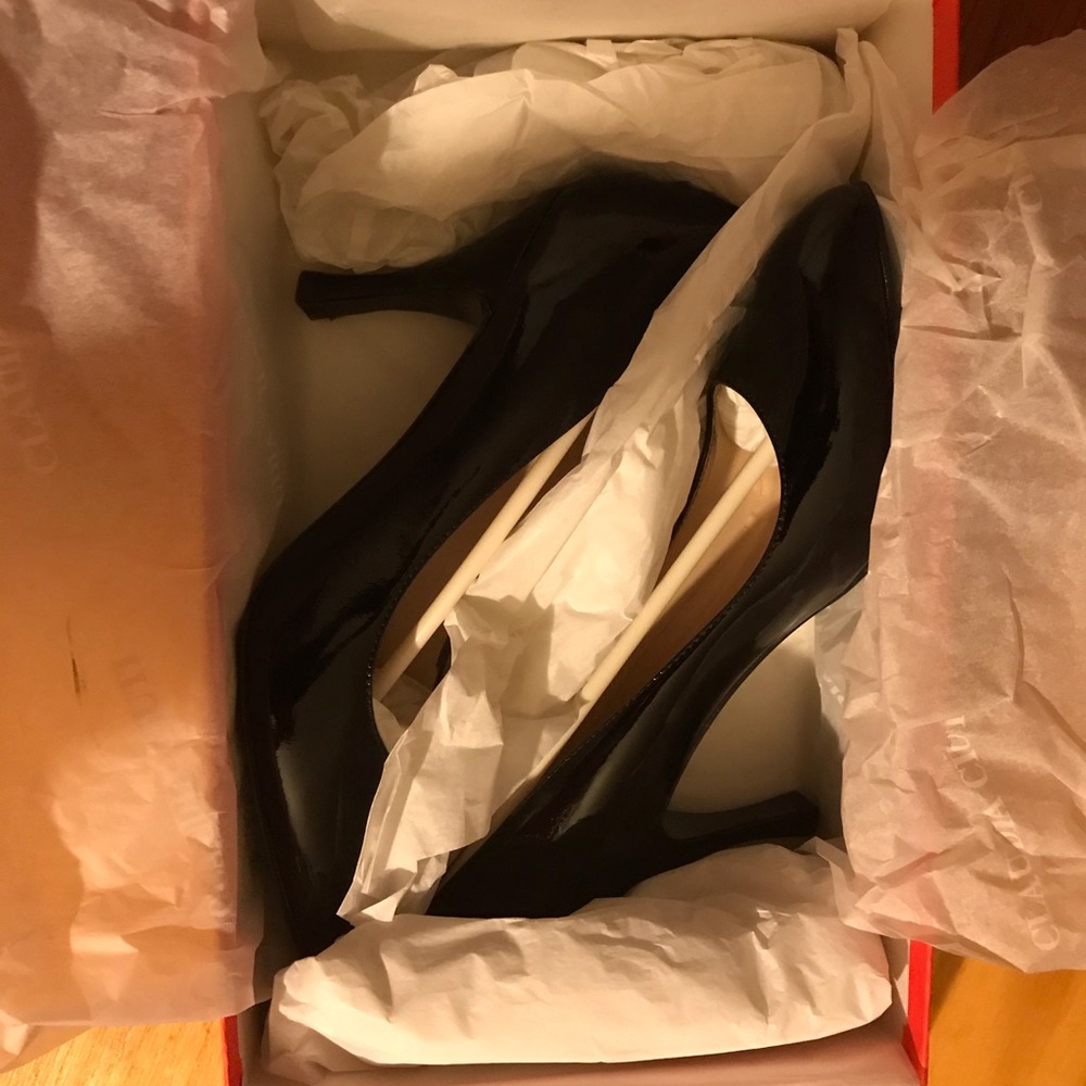 Claudia Ciuti Black Patent Leather Pumps, NWB, 7.5 - Picture 14 of 14